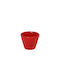 Espiel Serving Bowl Round made of Porcelain Red with Diameter 6cm