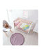 Das Home Blanket Cot Velvet Pink 140x110cm