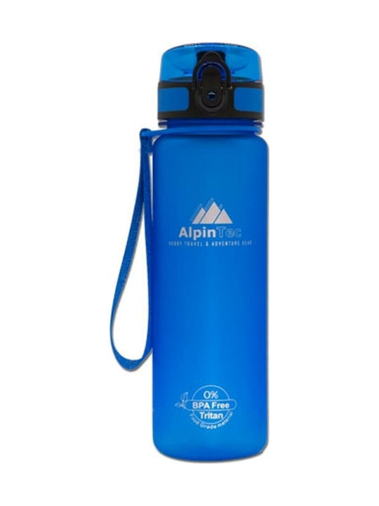 AlpinPro Style Παγούρι Πλαστικό 500ml Μπλε