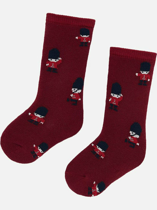 Mayoral Kids' Socks Knee-High Burgundy