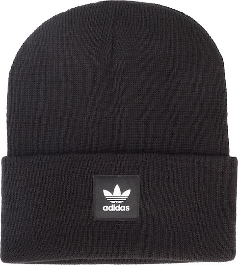 Adicolor Beanie Unisex Beanie mit Rippstrick in Schwarz Farbe