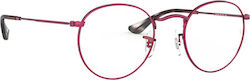 Ray Ban Μεταλλικός Σκελετός Κόκκινος RB3447V 3072