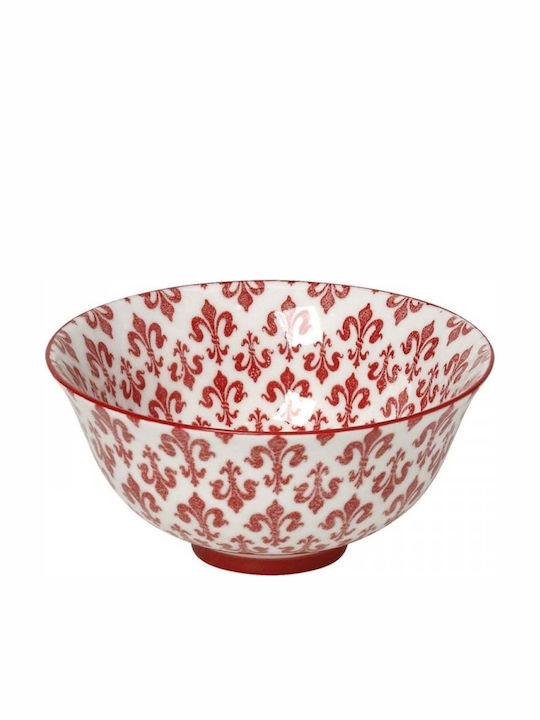 Espiel Σετ Σαλατιέρες Isabella 6τμχ Ceramic Salad Bowl Κόκκινη 17x17x8.3cm