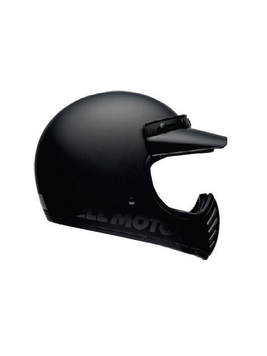 Bell Moto-3 Matt Black Motorradhelm Motocross E...
