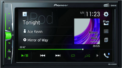 Pioneer Ηχοσύστημα Αυτοκινήτου Universal 2DIN (Bluetooth/USB/AUX) με Οθόνη Αφής 6.2"