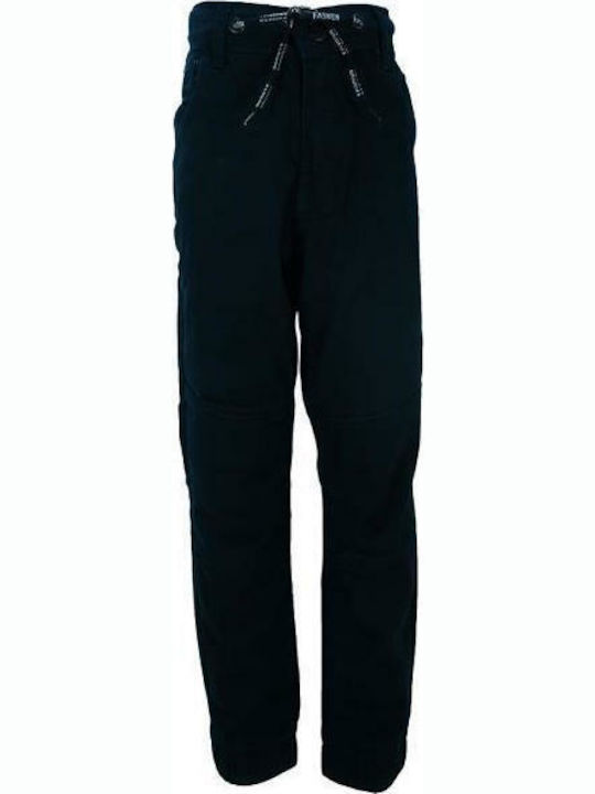 New College Kids Fabric Trousers Navy Blue