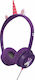 iFrogz Little Rockerz Costume Unicorn Wired On Ear Kids' Headphones Purple