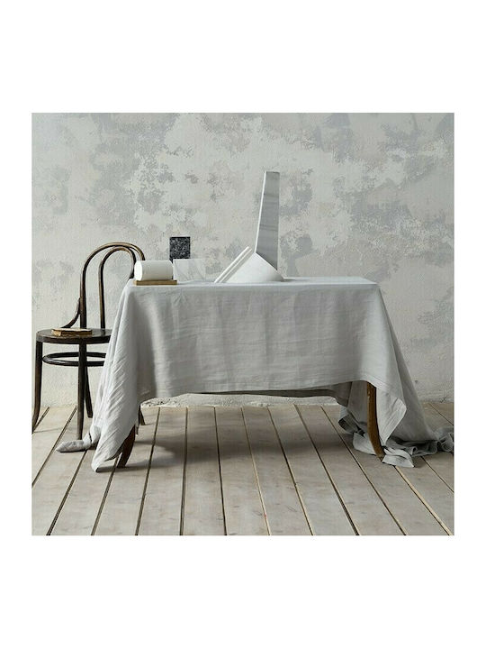 Nima Linho Linen Tablecloth Light Gray 150x220cm