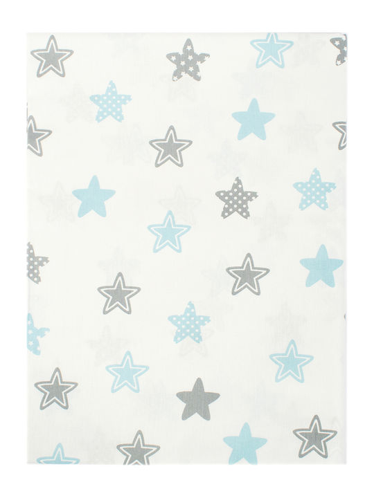 Dimcol Star Față de pernă pentru copii din bumbac 100% 50x70buc 104 Sky Blue 1925813107310482