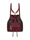 Beverly Hills Polo Club 711 Damen Tasche Rucksack Burgundisch