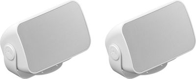 Sonos Powered On-wall Speakers Outdoor (Pair) 19.1x19.9x32.92cm in White Color