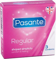 Pasante Προφυλακτικά Regular 3τμχ 54mm Natural