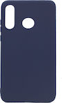 Matt Silicone Back Cover Navy Blue (Huawei P30 Lite)