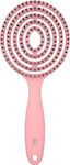 Ilu Round Detangling Vent Brush Bürste Haare für Entwirren Rosa LU-5739