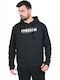 Emerson Herren Sweatshirt mit Kapuze und Taschen Schwarz