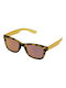 Police Men's Sunglasses with Multicolour Plastic Frame and Brown Lens S1944878R