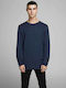 Jack & Jones Men's Long Sleeve Sweater Navy Blazer