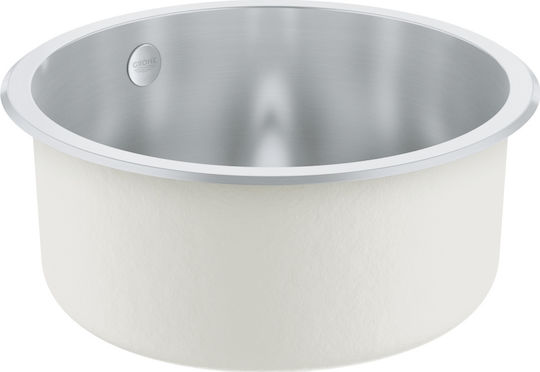 Grohe K 200 Ένθετος Νεροχύτης Inox Σατινέ Μ44xΠ44cm Ασημί