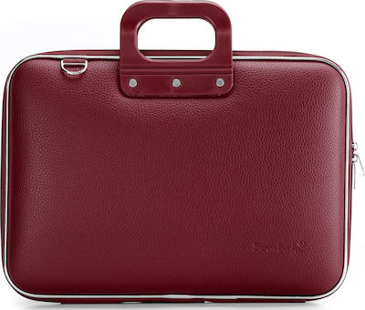 Bombata Classic Tasche Schulter / Handheld für Laptop 15.6" Burgundy Red