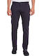 Emporio Armani Men's Trousers Elastic in Regular Fit Navy Blue