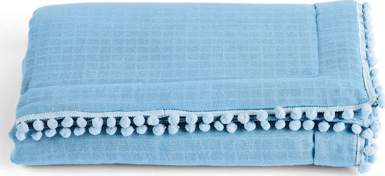 Kentia Cotton Baby Quilt Pon Pon 70x100cm 19 000060644