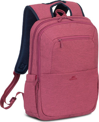 Rivacase Suzuka 7760 Wasserdicht Tasche Rucksack für Laptop 15.6" in Rot Farbe