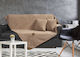 Beauty Home Dreisitzer-Sofa Wurf 8241 180x300cm Beige