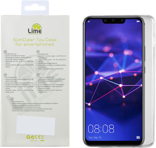 Lime Back Cover Silicone Transparent (Huawei Mate 20 Lite)