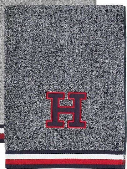 Tommy Hilfiger Χεριών Teddy 40x60εκ. Navy Βάρους 540gr/m²
