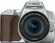 Canon DSLR Φωτογραφική Μηχανή EOS 250D Crop Frame Kit (EF-S 18-55mm F4-5.6 IS STM) Silver