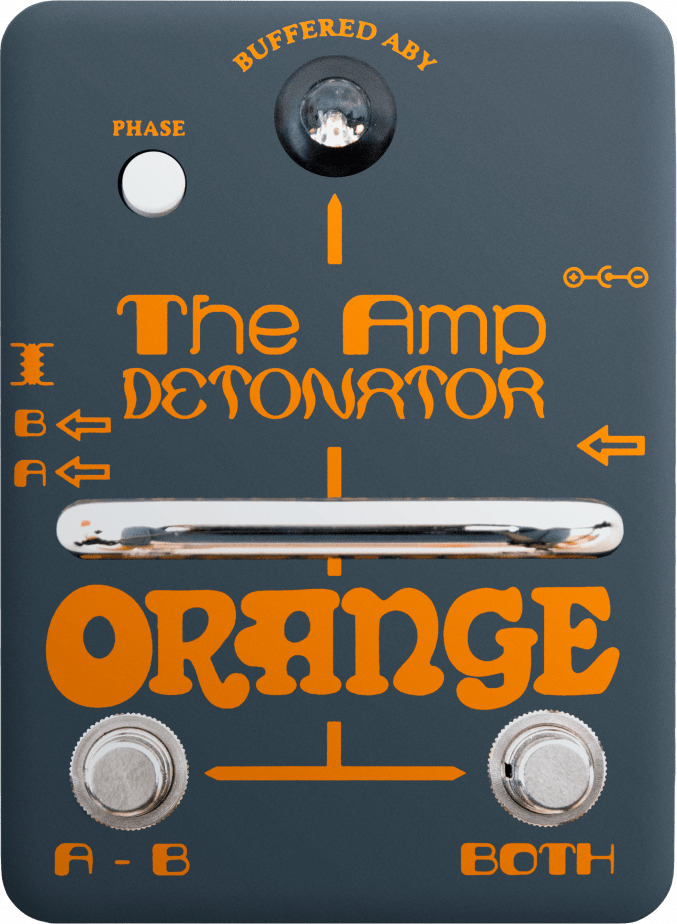 Orange Πετάλι Footswitch Ηλεκτρικής Κιθάρας The Amp Detonator ABY