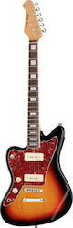 Harley Benton JA-60LH Ηλεκτρική Κιθάρα για Αριστερόχειρες Burst