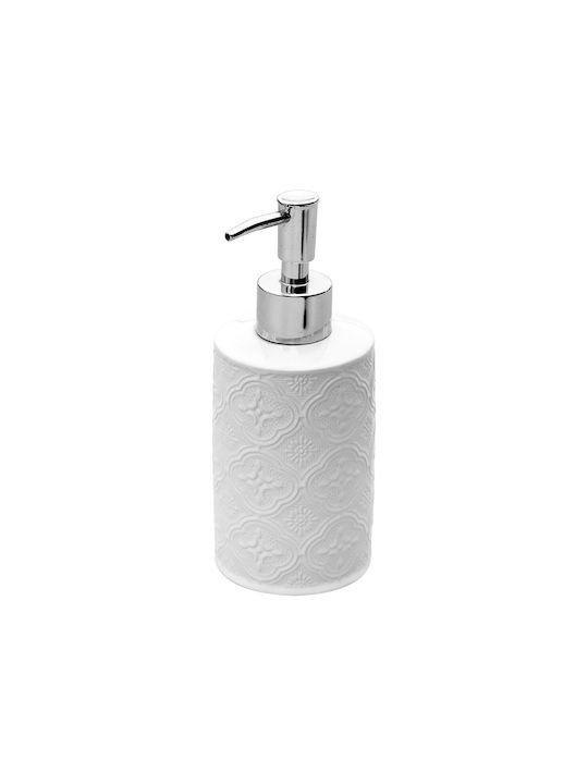 Estia Boho Tabletop Porcelain Dispenser White 320ml