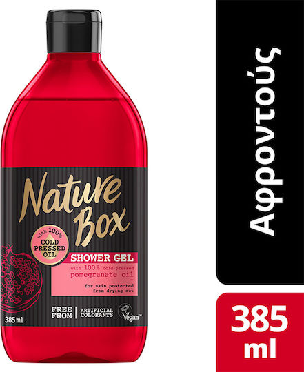 Nature Box Плодово Масло Душ Гел с Аромат Нар 385мл