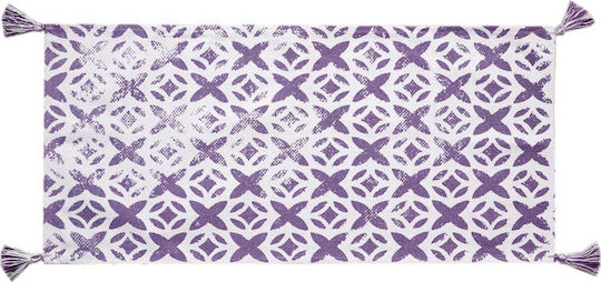 Palamaiki Covoraș de Baie Bumbac Tile Liliac 60x130buc