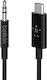 Belkin USB 2.0 Cable USB-C male - 3.5mm Μαύρο 0.9m F7U079bt03-BLK
