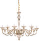 Ideal Lux Πολυέλαιος 12xE14 με Κεράκια Μελί 199405