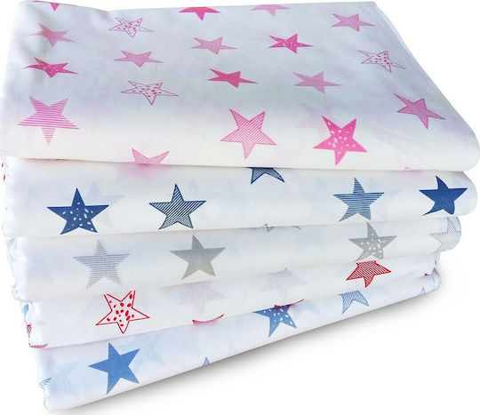 Dimcol Star Kids Cotton Pillowcase 50x70cm 26 Red-White Dimcol Star Kids Cotton Pillowcase 50x70cm 26 Red-White