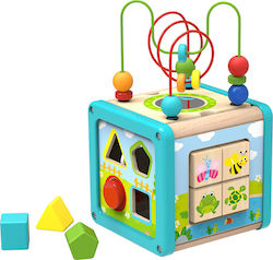Tooky Toys Play Cube από Ξύλο για 12+ Μηνών