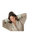 Guy Laroche Elysse Γυναικείο Μπουρνούζι με Γιακά Mint