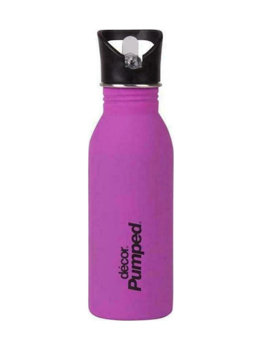 Ecolife Ανοξείδωτο Παγούρι 500ml Μωβ