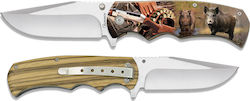 Martinez Albainox Wood 3D Pocket Knife with Blade made of Stainless Steel