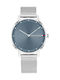 Tommy Hilfiger Pippa Γυναικείο Ρολόι 35mm Μπαταρίας με Ασημί Μεταλλικό Μπρασελέ