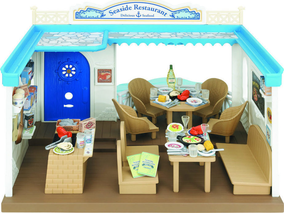 Epoch Toys Παιχνίδι Μινιατούρα Sylvanian Families Seaside Restaurant ...