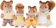 Epoch Toys Miniature Toy Walnut Squirrel Family Sylvanian Families for 3+ Years