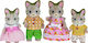 Epoch Toys Miniature Toy Striped Cat Family Sylvanian Families for 3+ Years (Various Designs/Assortments of Designs) 1pc