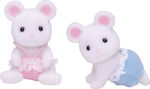 Epoch Toys Παιχνίδι Μινιατούρα Sylvanian Families White Mouse Twins για 3+ Ετών