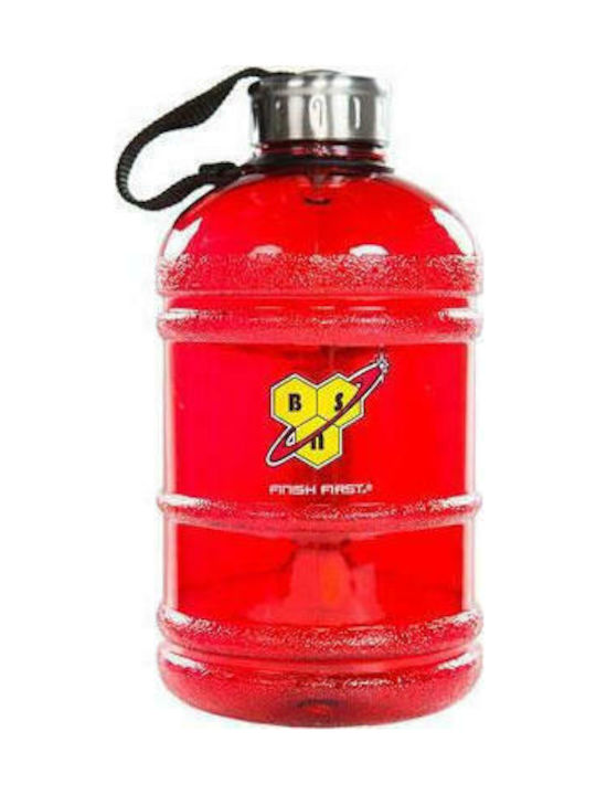 BSN Water Jug Sport Plastic Water Bottle 1890ml Red