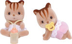 Epoch Toys Jucărie Miniatură Walnut Squirrel Twins Familii Sylvanian pentru 3+ Ani