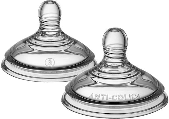 Tommee Tippee Tetine din Silicon de Flux Rapid pentru 6+ luni 2buc